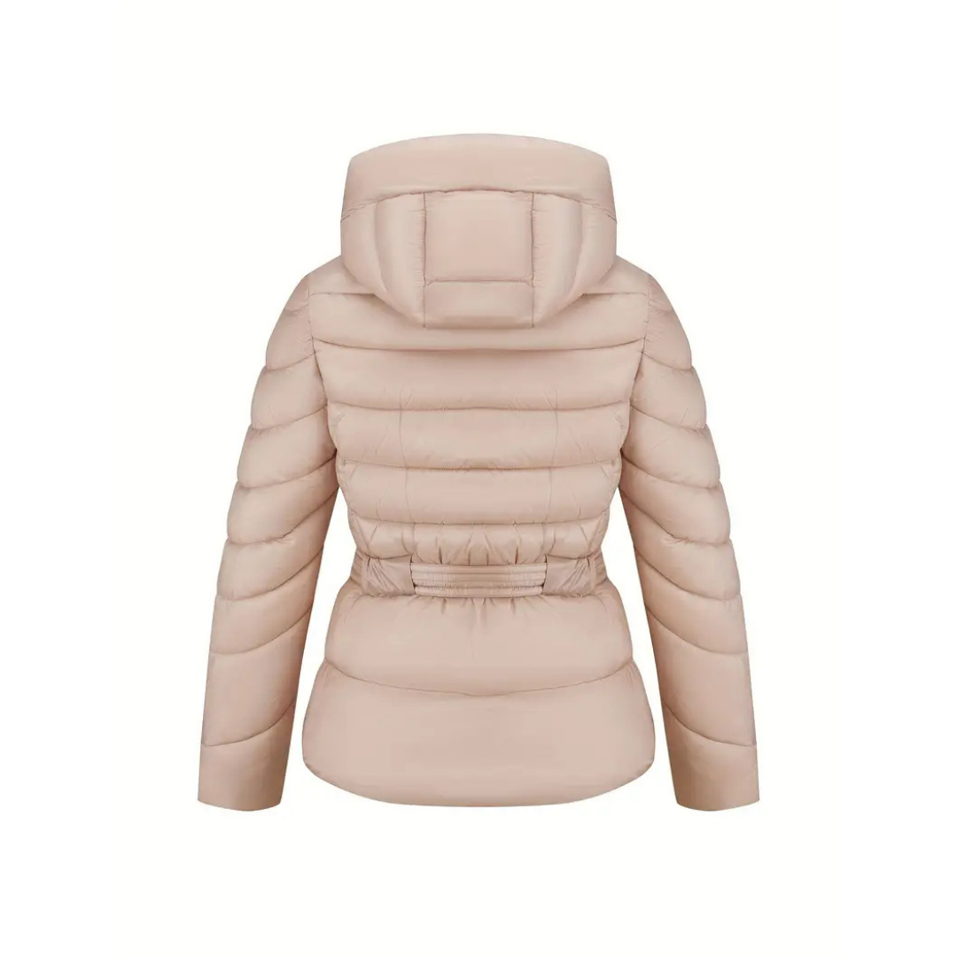 Eira™ - Quilted Bow Puffer Coat
