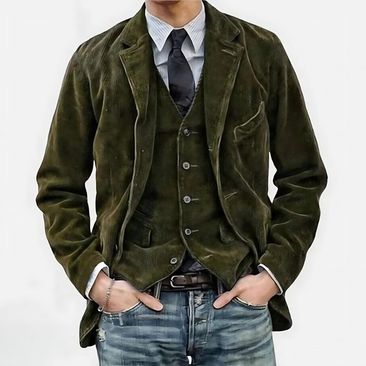 Theodore™ Velvet Blazer & Vest Combo