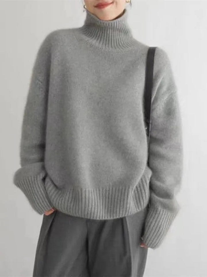 Alia™ - Cozy Cashmere Soft Turtleneck Sweater