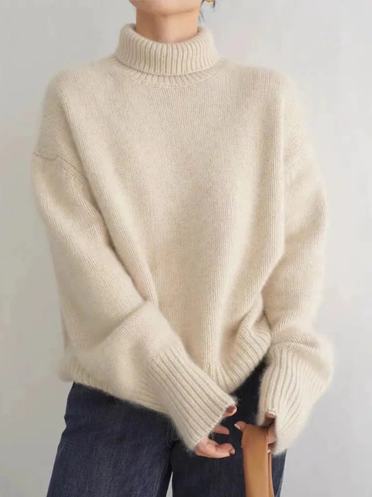 Alia™ - Cozy Cashmere Soft Turtleneck Sweater