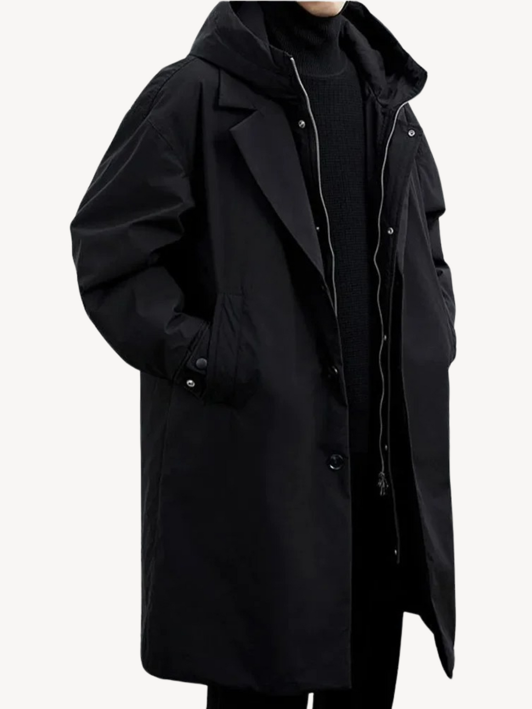 Marcuz™ - Military-Style Hooded Overcoat