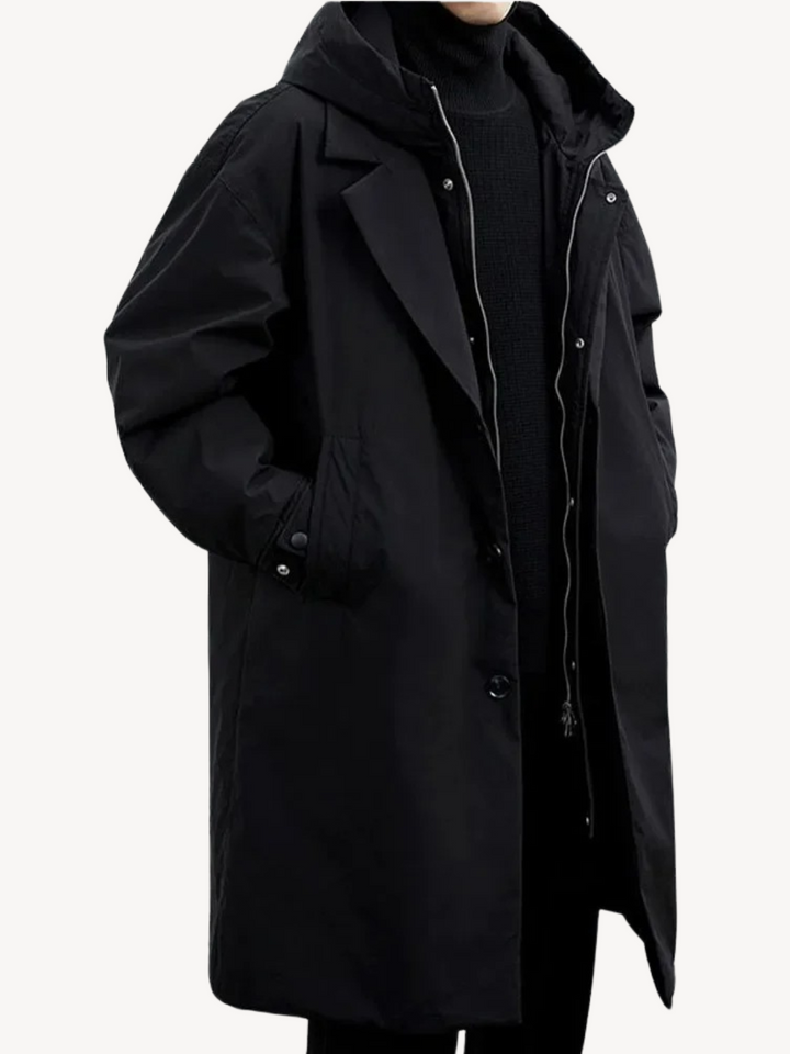 Marcuz™ - Military-Style Hooded Overcoat