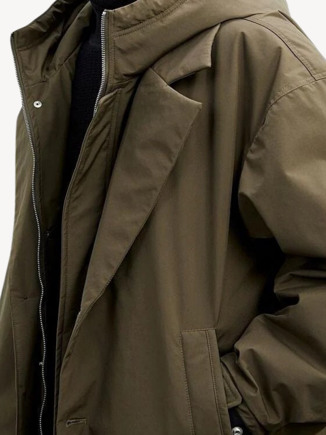 Marcuz™ - Military-Style Hooded Overcoat