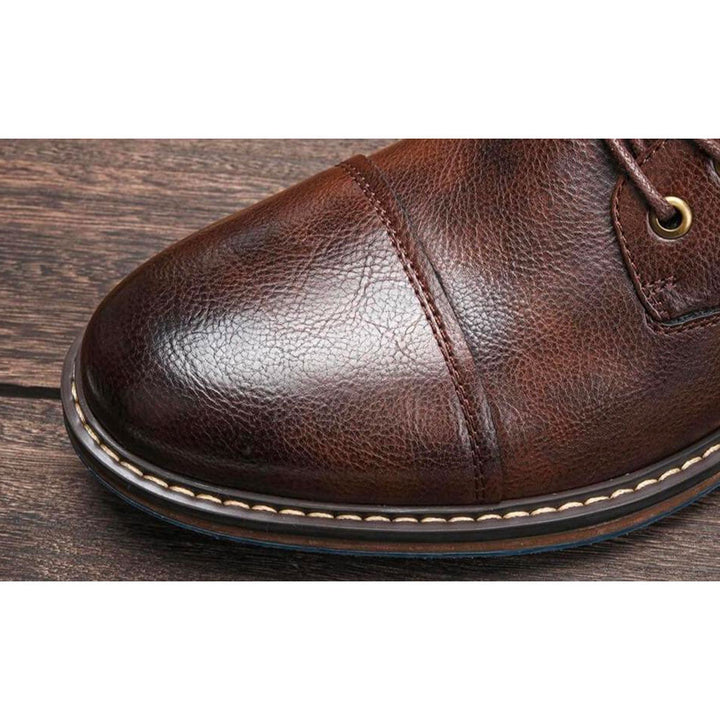 Aaron™ - Handcrafted Leather Boots