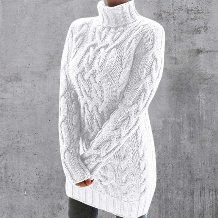 Scarlett™ - Stylish Warm Turtleneck Long Sweater