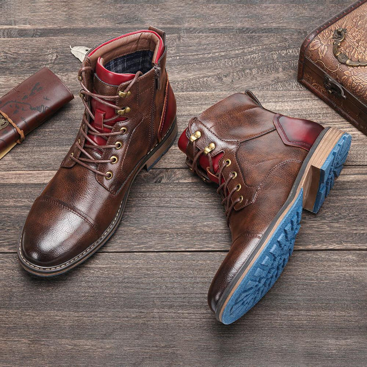 Aaron™ - Handcrafted Leather Boots